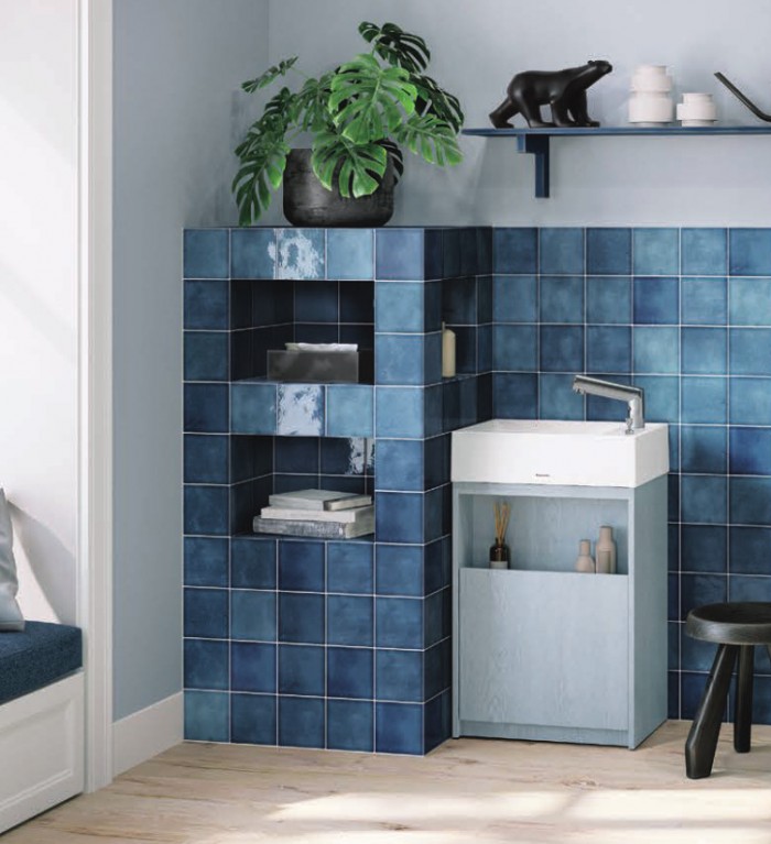 Panasonicのコンパクト洗面〈アクアファニチャー〉 GACT1E15_00031