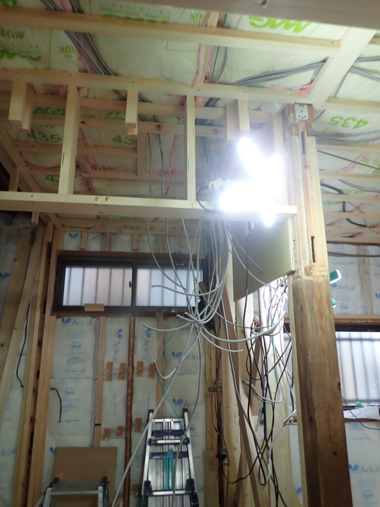 分電盤を取り付けるか所