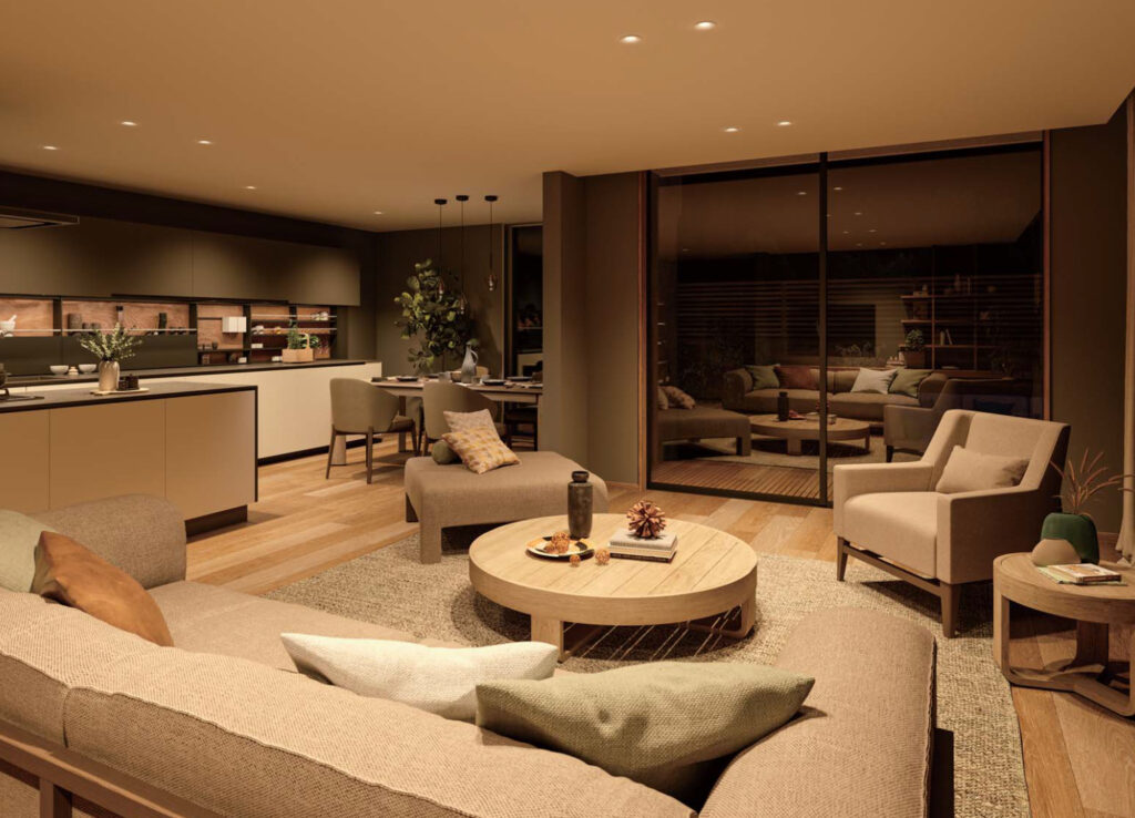 リビング照明計画