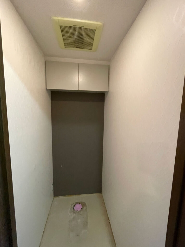 TOTO「ピュアレストEX」手洗い付きで、動線すっきり暮らしにやさしいトイレ　川崎市宮前区N様邸