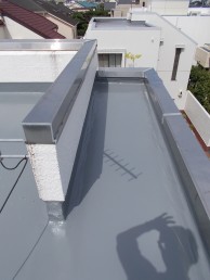屋上のウレタン防水工事